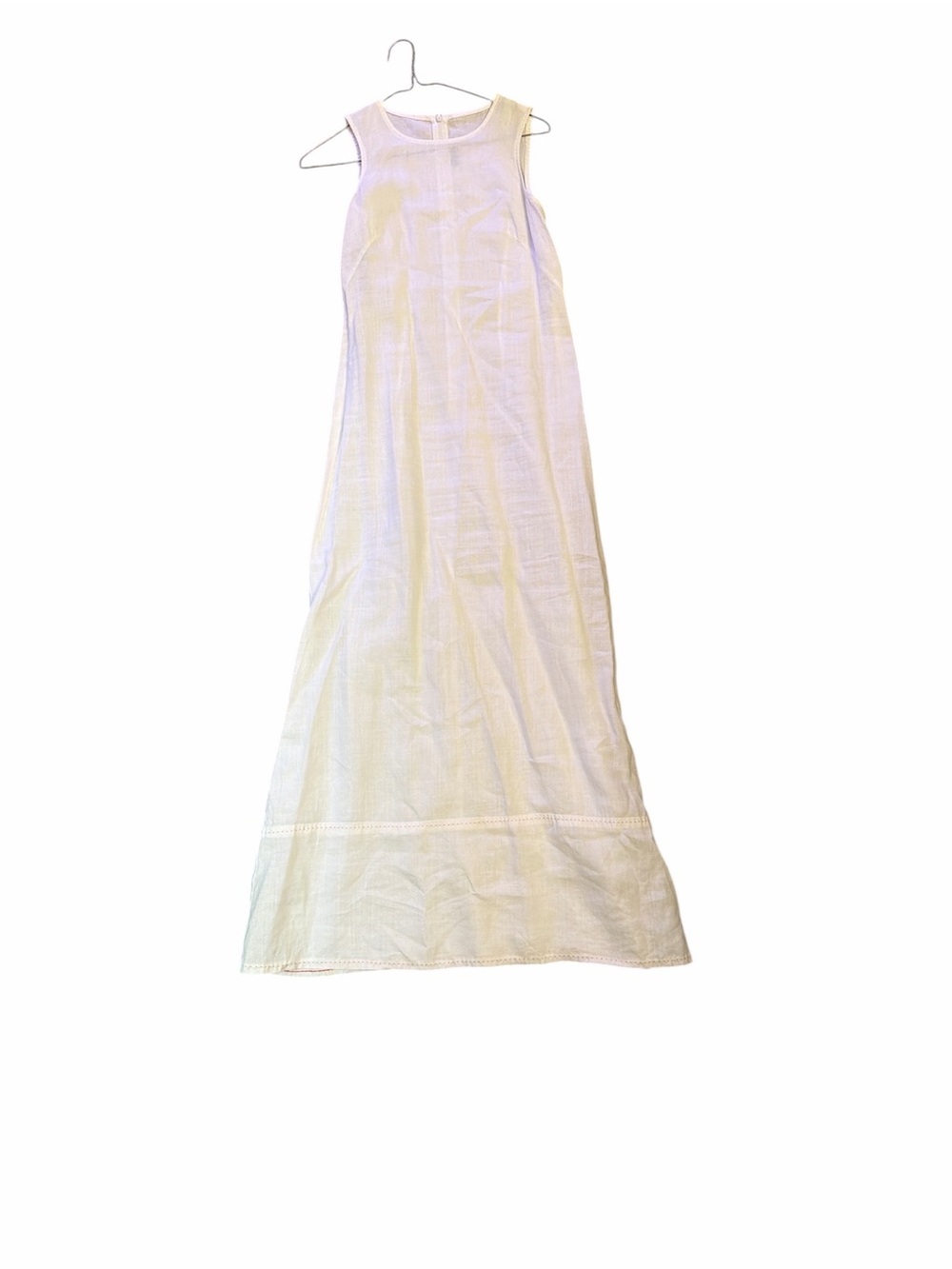United Colors Of Benetton White Maxi dress - Sleeveless Linen